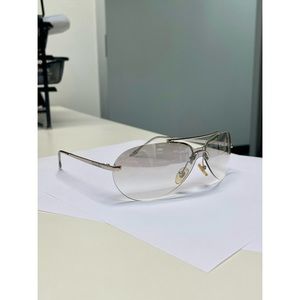 Vintage Christian Dior Clear Aviator Sunglasses 29G